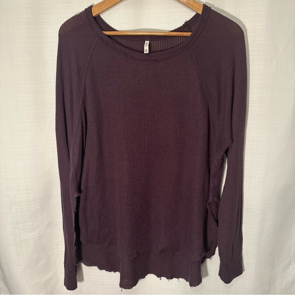 Z Supply Deep Purple Long Sleeve Top